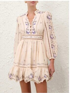 zimmermann verity scallop short dress Zimmermann | Dresses | Zimmermann Verity Scallop Short Dress Size 2